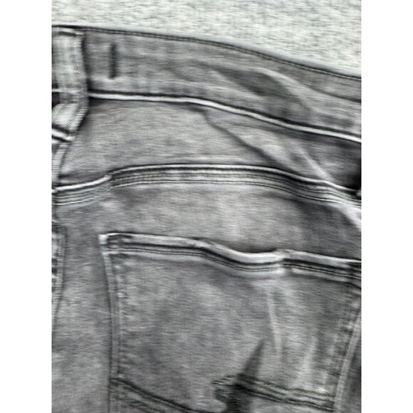 Silver Skinny Jeans Women's 28 Denim Button Fly Distressed Mid Rise Raw Hem - Picture 14 of 15